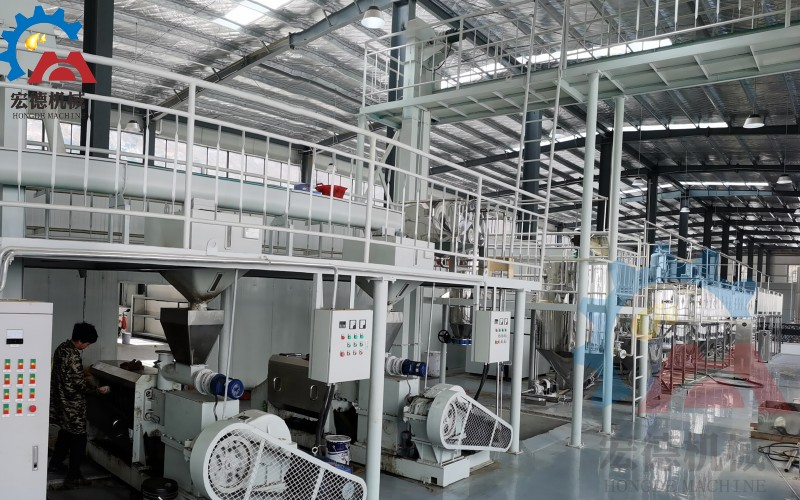 茶籽油冷榨生產線