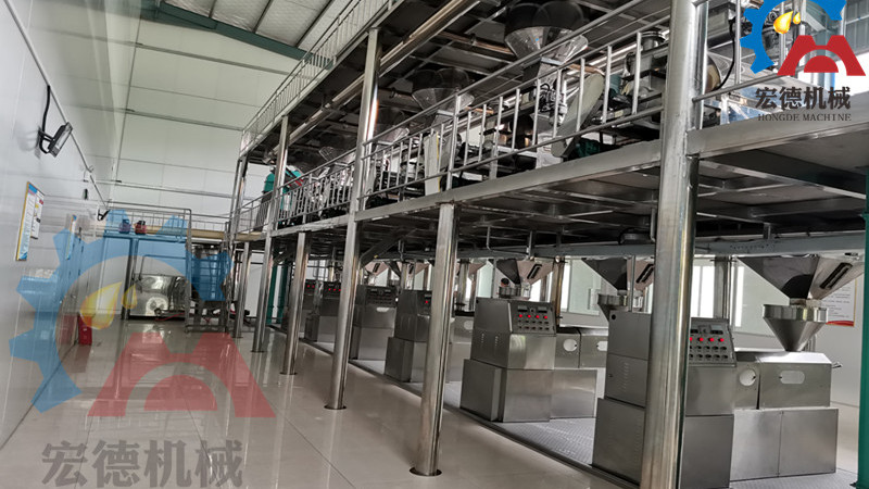 宏德榨油生產(chǎn)線